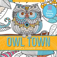 Owl Town: Artist's Coloring Book (Studio Series)