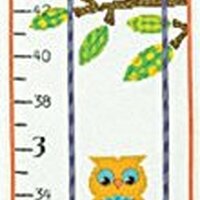 Dimensions Needlecrafts Counted Cross Stitch, Owl Growth Chart