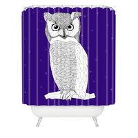 Deny Designs Casey Rogers Owl Shower Curtain, 69" x 72"