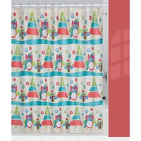 Creative Bath Products Holiday Owls Shower Curtain