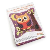 Orchidea Owl Cushion Cross Stitch Kit
