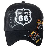 Artisan Owl US Route 66 Trucker Hat - U.S. Highway 66 Main Street Mother Road - Embroidered Rt 66 Ca