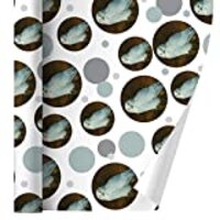 GRAPHICS & MORE Snowy Arctic Owl on Tree Stump Gift Wrap Wrapping Paper Roll