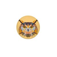 Mini Button Triangle Owl