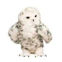 Douglas Shimmer Snowy Owl Plush Stuffed Animal with Jointed Head