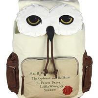 Bioworld Harry Potter Backpack Hedwig Owl Hogwarts Letter Laptop Rucksack