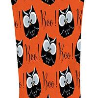 NICOKEE Owls Bath Towel Cute Owls and Boo Orange Black Cartoon Funny Animal Travel Beach Pool and Ba