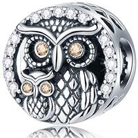 Wise Owls of Mom and Baby Charms fits Pandora Happy Mothers Day Bracelet, Always by My Side Owl Fami