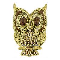Owl Sequin Embroidered Patches Sew-on or Iron-on Applique for Clothes Jean T-Shirt Animal Bird Motif