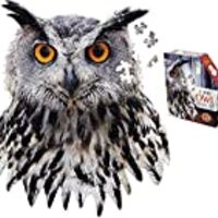 Madd Capp Puzzles - I AM Owl - 300 Pieces - Animal Shaped Jigsaw Puzzle