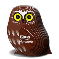 Eugy Morepork Owl 3D Puzzle - Educational Toy Puzzles for Boys, Girls & Kids Ages 6+