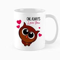 LTMOG Funny Coffee Mug ,Owl Always Love You Coffee Mug, You Keep Me Up Owl Night. Cute Mug for Boyfr