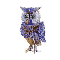Wooden 3D Three-Dimensional Puzzle Owl Puzzle Education DIY Handmade Jigsaw Included 142 Pcs Assembl