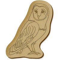 Azeeda 6 x 'Barn Owl' MDF Craft Embellishments (EB00023768)