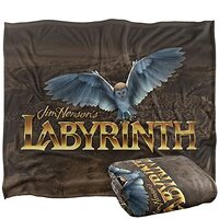 Labyrinth Blanket, 50"x60", Owl Logo Maze, Silky Touch Super Soft Throw Blanket