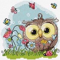 Cross Stitch Kit Luca-S - Happy Owl B1401