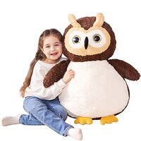 IKASA Giant Owl Stuffed Animal Plush Toy, 23 Inches Large Owl Plushie Toys for Kids Girls Boys Girlf