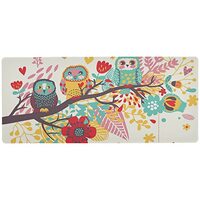 Glaphy Funny Cartoon Owls Large Mouse Pad, Gaming Mouse Pad Extended Computer Keyboard Mouse Pads No
