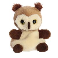 Aurora® Adorable Palm Pals™ Barnie Owl™ Stuffed Animal - Pocket-Sized Fun - On-The-G