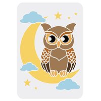 FINGERINSPIRE Owl Stencils for Painting 11.7x8.3inch Reusable Owl Stencil Owl Halloween Decorating S