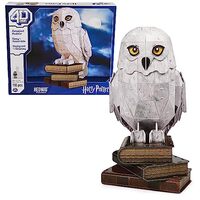 4D Build, Harry Potter Hedwig 3D Puzzle Model Kit 118 Pcs, Harry Potter Gifts Desk Decor, Building T