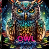 Owl Coloring Book for Adults and Teens: Owl Coloring Book with 50 Magical Pages to Relieve Stress