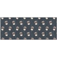 OTVEE 3 Rolls Birthday Wrapping Paper Roll - Owl Pattern Design Gift Wrapping Paper for Christmas, B
