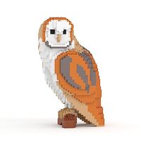 JEKCA Barn Owl 01S | Plastic Building Blocks | Age 14+