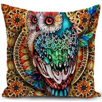 KAKIGIJI Pillow Cover Owl Throw Pillow Case Home Decor for Sofa Livingroom Couch Bed Decorative Gift
