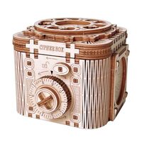 Ultimate 3D Wooden Puzzle Set: Mechanical Music Ferris Wheels, Lantern, Owl Clock, and Secret Passwo