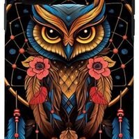 iPhone 11 Owl Dreamcatcher Native American Indian Feathers Tribal Arts Case