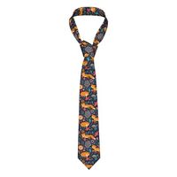 LimPac Owl Rabbit Birds Fox Fashion Men'S Silk Necktie, Suit Tie - Soft Fabric, For Business, W