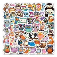 60Pcs Owl Cartoon Animals Stickers Waterproof Vinyl Stickers for Kids Girls Boys Teens Adults for Wa
