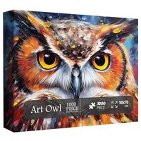 Owl Puzzles for Adults 1000 Pieces, Fantasy Bird Animal Jigsaw Puzzle Owl Art Puzzle, Nature Animal 