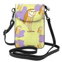 women leather Cell Phone Purse Standing Owl pattern Soft, durable and waterproof PU leather Convenie