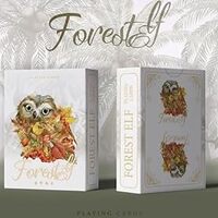Murphy's Magic Supplies, Inc. Forest elf Owl Playing Cards