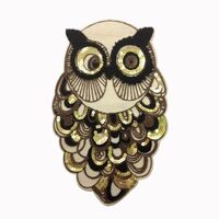 Cute Owl Patch for Clothes, Fashion Embroidery Appliques Patches for Sewing T-Shirts Backpacks Vests