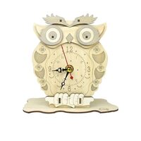 Wetufin - 3D Wooden Puzzles for Adults Owl Clock Style 3D Wooden Puzzles for Relatives Friends Famil