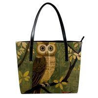 Purses for Women,Tote Bag Aesthetic,Women's Tote Handbags,Branch Cute Owl