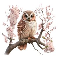 Valentine's Day Owl Iron on Transfer for Children Clothing Protecting Birds dtf transfers Ready