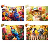 4 Pack 36 Large Piece Puzzles for Seniors,Dementia Puzzle Alzheimer's Activities for Seniors Do
