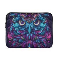 Sletend Owl Mandala Lightweight Laptop Sleeve for 13-14 Inch Laptop, Soft Fabric Laptop Sleeve Brief