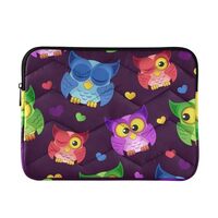 MCHIVER Owls Laptop Sleeve Case 13.3 Inch Laptop Cover Bag Lightweight Computer Pouches for Notebook