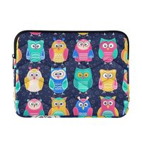 MCHIVER Owls Laptop Sleeve Case 13.3 Inch Laptop Cover Bag Lightweight Computer Protectors for Work 