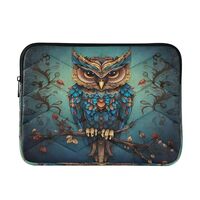 Owl Colorful Laptop Bag Case for Women Men 13-14 inch Laptop Sleeve Laptop Bags, Cases & Sleeves