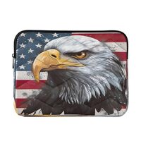 Owl Flag Laptop Sleeve Case Cover Bag 13 14 Inch for Women Men Protective Computer Cases Covers Bags