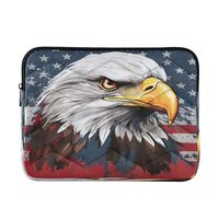 Old Owl Flag Laptop Sleeve Case Cover Bag 13 14 Inch for Women Men Protective Computer Cases Covers 