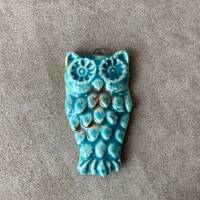 Ceramic Owl Pendant, by Michelle McCarthy