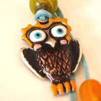 Cute funny keyring Greek Owl keychain Wisdom symbol Athina goddess Athens Greek mythology gifts for 