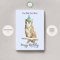 Cute Owl Birthday Card | Cute Owl Card | Best Friend | Card For Her | Card For Him | Cute Birthday C
